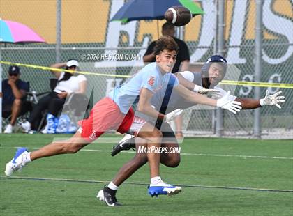 Thumbnail 2 in Los Alamitos vs. St. John Bosco (Battle At The Beach) photogallery.
