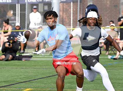 Thumbnail 2 in Los Alamitos vs. St. John Bosco (Battle At The Beach) photogallery.