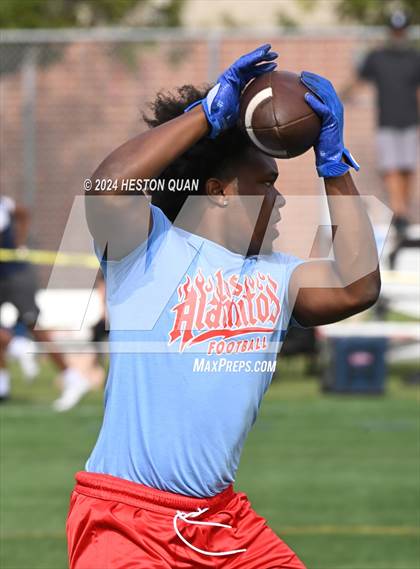 Thumbnail 3 in Los Alamitos vs. St. John Bosco (Battle At The Beach) photogallery.
