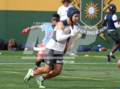 Thumbnail 1 in Los Alamitos vs. St. John Bosco (Battle At The Beach) photogallery.