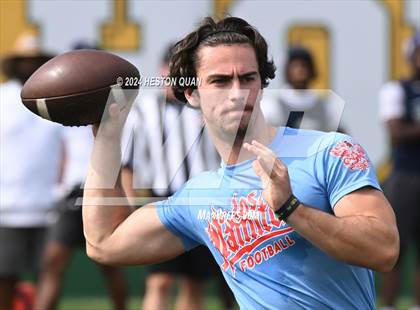 Thumbnail 2 in Los Alamitos vs. St. John Bosco (Battle At The Beach) photogallery.