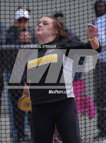 Thumbnail 1 in CIF NCS Meet Of Champions (Girls Discus Final) photogallery.