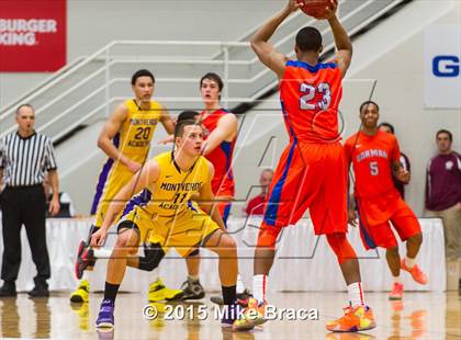 Thumbnail 2 in Bishop Gorman vs. Montverde Academy (Spalding HoopHall Classic) photogallery.