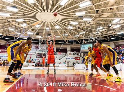 Thumbnail 2 in Bishop Gorman vs. Montverde Academy (Spalding HoopHall Classic) photogallery.