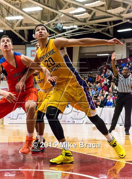 Thumbnail 3 in Bishop Gorman vs. Montverde Academy (Spalding HoopHall Classic) photogallery.