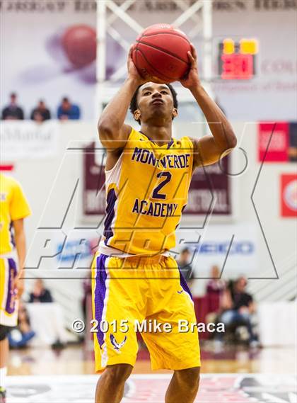 Thumbnail 1 in Bishop Gorman vs. Montverde Academy (Spalding HoopHall Classic) photogallery.