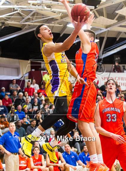 Thumbnail 3 in Bishop Gorman vs. Montverde Academy (Spalding HoopHall Classic) photogallery.