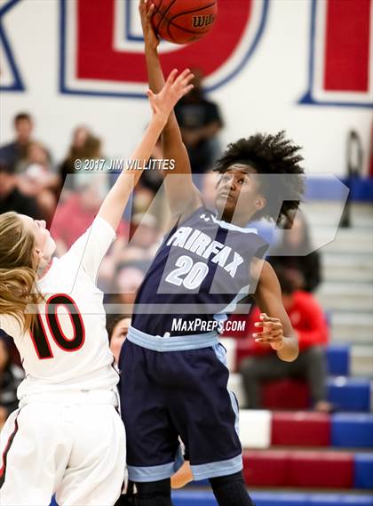 Thumbnail 1 in Fairfax vs.  Williams Field (Lady Titan Winter Hoops Classic) photogallery.