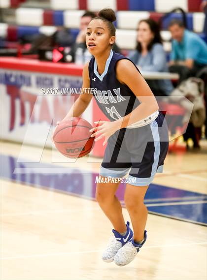 Thumbnail 3 in Fairfax vs.  Williams Field (Lady Titan Winter Hoops Classic) photogallery.