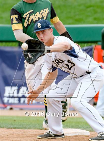 Thumbnail 2 in Elk Grove vs. Tracy (CIF SJS D1 Final - Game 3) photogallery.