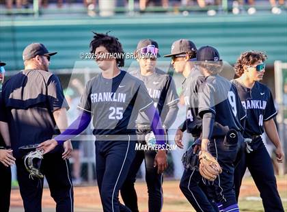 Thumbnail 2 in Franklin vs St. Mary's (CIF SJS D1 Final) photogallery.