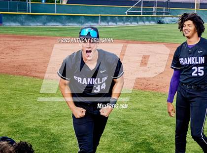 Thumbnail 2 in Franklin vs St. Mary's (CIF SJS D1 Final) photogallery.