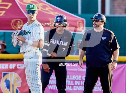 Thumbnail 2 in Franklin vs St. Mary's (CIF SJS D1 Final) photogallery.
