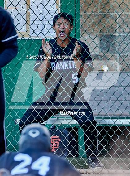 Thumbnail 3 in Franklin vs St. Mary's (CIF SJS D1 Final) photogallery.