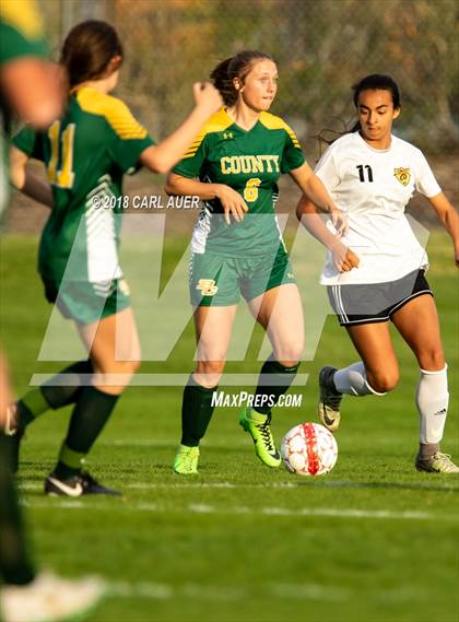 Thumbnail 1 in Green Mountain vs. Pueblo County (CHSAA 4A 1st Round Playoff) photogallery.