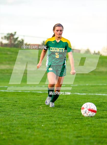 Thumbnail 3 in Green Mountain vs. Pueblo County (CHSAA 4A 1st Round Playoff) photogallery.
