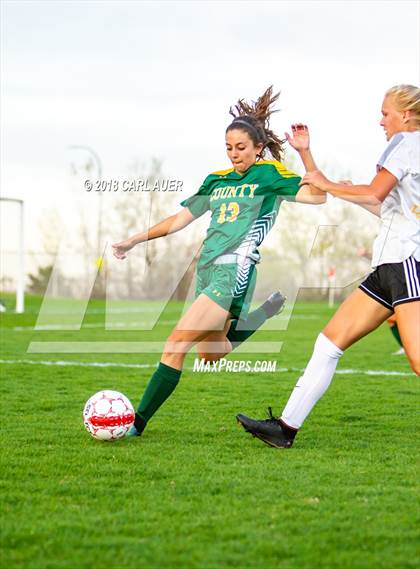Thumbnail 1 in Green Mountain vs. Pueblo County (CHSAA 4A 1st Round Playoff) photogallery.