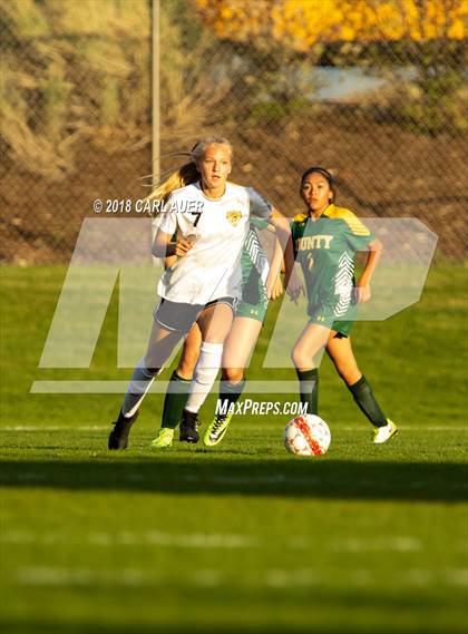 Thumbnail 1 in Green Mountain vs. Pueblo County (CHSAA 4A 1st Round Playoff) photogallery.