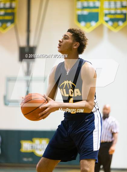 Thumbnail 1 in New Life Christian Academy vs Trinity Christian (Hoops and Dreams Showcase) photogallery.