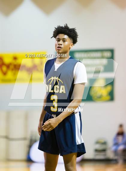 Thumbnail 3 in New Life Christian Academy vs Trinity Christian (Hoops and Dreams Showcase) photogallery.