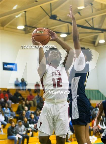 Thumbnail 1 in New Life Christian Academy vs Trinity Christian (Hoops and Dreams Showcase) photogallery.