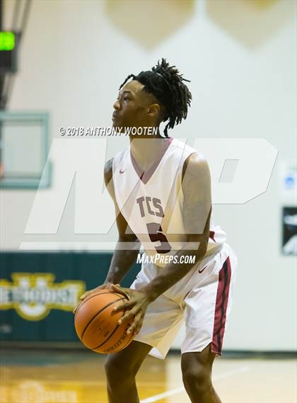 Thumbnail 1 in New Life Christian Academy vs Trinity Christian (Hoops and Dreams Showcase) photogallery.