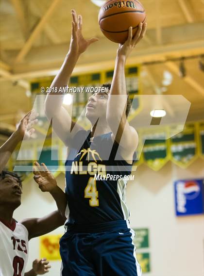 Thumbnail 3 in New Life Christian Academy vs Trinity Christian (Hoops and Dreams Showcase) photogallery.