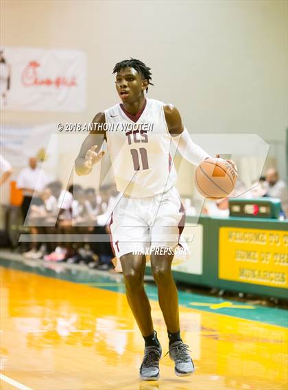 Thumbnail 1 in New Life Christian Academy vs Trinity Christian (Hoops and Dreams Showcase) photogallery.