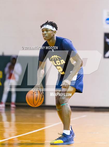 Thumbnail 2 in New Life Christian Academy vs Trinity Christian (Hoops and Dreams Showcase) photogallery.