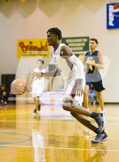 Thumbnail 2 in New Life Christian Academy vs Trinity Christian (Hoops and Dreams Showcase) photogallery.