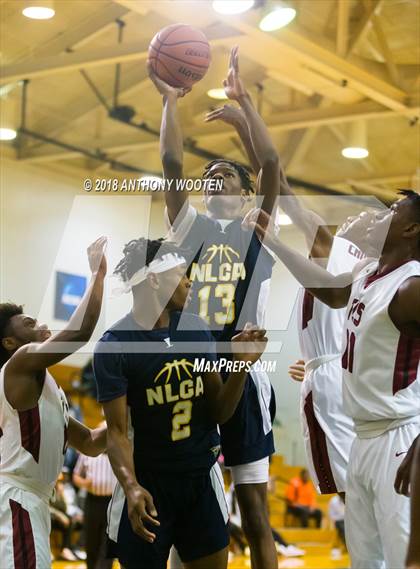 Thumbnail 1 in New Life Christian Academy vs Trinity Christian (Hoops and Dreams Showcase) photogallery.