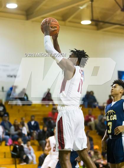 Thumbnail 2 in New Life Christian Academy vs Trinity Christian (Hoops and Dreams Showcase) photogallery.