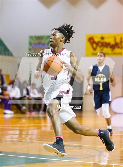 Thumbnail 1 in New Life Christian Academy vs Trinity Christian (Hoops and Dreams Showcase) photogallery.