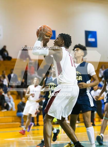 Thumbnail 1 in New Life Christian Academy vs Trinity Christian (Hoops and Dreams Showcase) photogallery.
