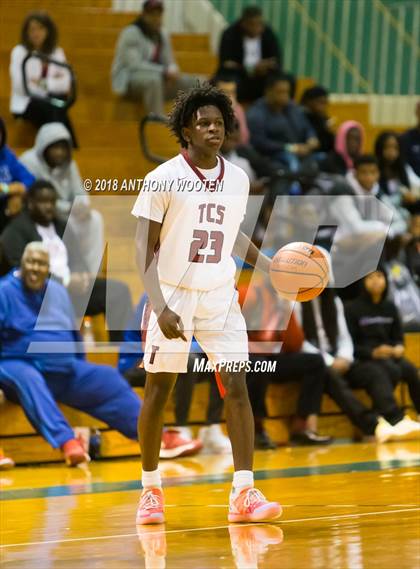 Thumbnail 3 in New Life Christian Academy vs Trinity Christian (Hoops and Dreams Showcase) photogallery.