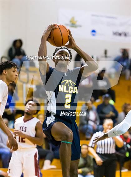 Thumbnail 1 in New Life Christian Academy vs Trinity Christian (Hoops and Dreams Showcase) photogallery.