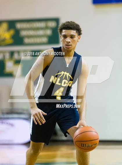 Thumbnail 3 in New Life Christian Academy vs Trinity Christian (Hoops and Dreams Showcase) photogallery.