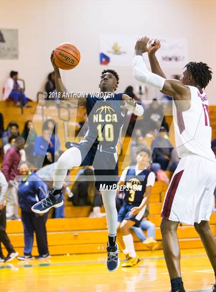 Thumbnail 1 in New Life Christian Academy vs Trinity Christian (Hoops and Dreams Showcase) photogallery.