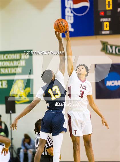Thumbnail 2 in New Life Christian Academy vs Trinity Christian (Hoops and Dreams Showcase) photogallery.