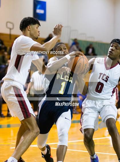 Thumbnail 3 in New Life Christian Academy vs Trinity Christian (Hoops and Dreams Showcase) photogallery.