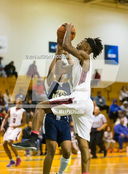 Thumbnail 2 in New Life Christian Academy vs Trinity Christian (Hoops and Dreams Showcase) photogallery.