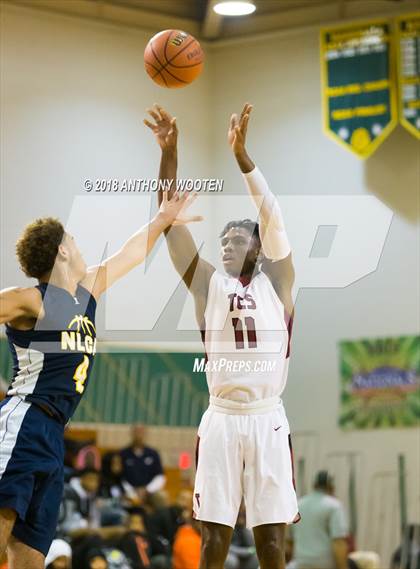 Thumbnail 2 in New Life Christian Academy vs Trinity Christian (Hoops and Dreams Showcase) photogallery.