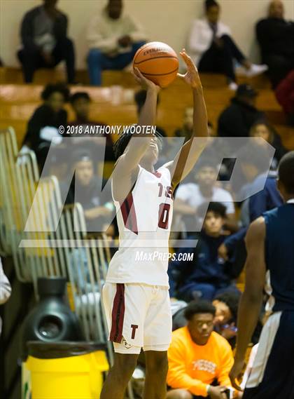 Thumbnail 3 in New Life Christian Academy vs Trinity Christian (Hoops and Dreams Showcase) photogallery.