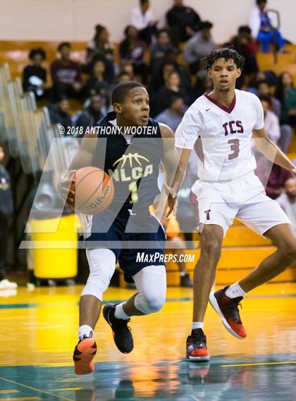 Thumbnail 3 in New Life Christian Academy vs Trinity Christian (Hoops and Dreams Showcase) photogallery.