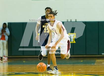 Thumbnail 3 in New Life Christian Academy vs Trinity Christian (Hoops and Dreams Showcase) photogallery.