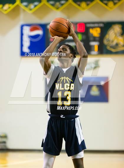 Thumbnail 2 in New Life Christian Academy vs Trinity Christian (Hoops and Dreams Showcase) photogallery.