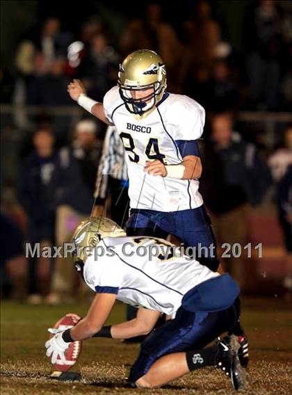 Thumbnail 1 in St. John Bosco @ Alemany (CIF SS Playoffs) photogallery.