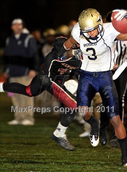 Thumbnail 1 in St. John Bosco @ Alemany (CIF SS Playoffs) photogallery.
