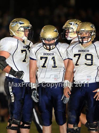 Thumbnail 1 in St. John Bosco @ Alemany (CIF SS Playoffs) photogallery.