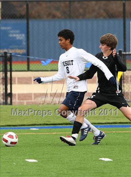 Thumbnail 2 in Bishop Lynch vs Dallas Jesuit (Meintser Tournament) photogallery.